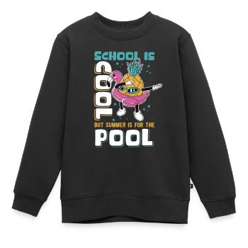 Sommerferien Schule Schüler Ferien Geschenk - Kinder Premium Organic Sweatshirt - Schwarz - Vorne - AI Model Kid Female (0cm)