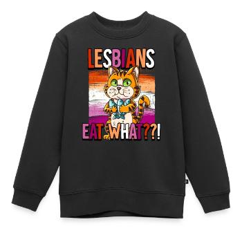 Pride LGBTQ Christopher Street Day Kostüm Pride - Kinder Premium Organic Sweatshirt - Schwarz - Vorne - AI Model Kid Female (0cm)