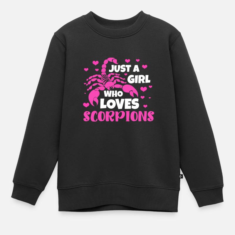 Scorpion - Kinder Premium Organic Sweatshirt - Schwarz
