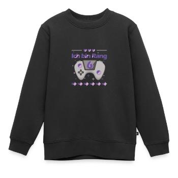 6. Geburtstag Geburtstagskind Gaming Leidenschaft - Kinder Premium Organic Sweatshirt - Schwarz - Vorne - AI Model Kid Female (0cm)