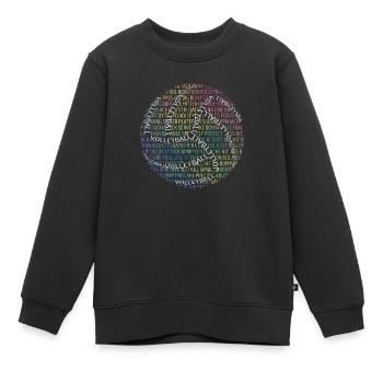 Niedliche Volleyball Design Silhouette Team Sport - Kinder Premium Organic Sweatshirt - Schwarz - Vorne - AI Model Kid Female (0cm)