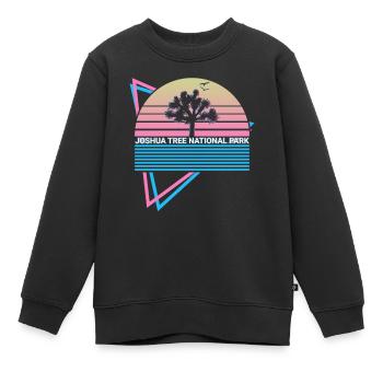 National Park Joshua Tree - Kinder Premium Organic Sweatshirt - Schwarz - Vorne - AI Model Kid Female (0cm)