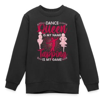 Danseur de claquettes Stepper Danse à claquettes - Sweat Premium enfant bio - noir - Devant - AI Model Kid Female (0cm)