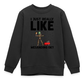 Autolackierer Angebot für Karosserietechniker - Kinder Premium Organic Sweatshirt - Schwarz - Vorne - AI Model Kid Female (0cm)