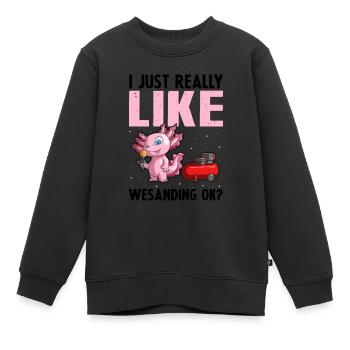 Autolackierer Angebot für Karosseriebauer - Kinder Premium Organic Sweatshirt - Schwarz - Vorne - AI Model Kid Female (0cm)