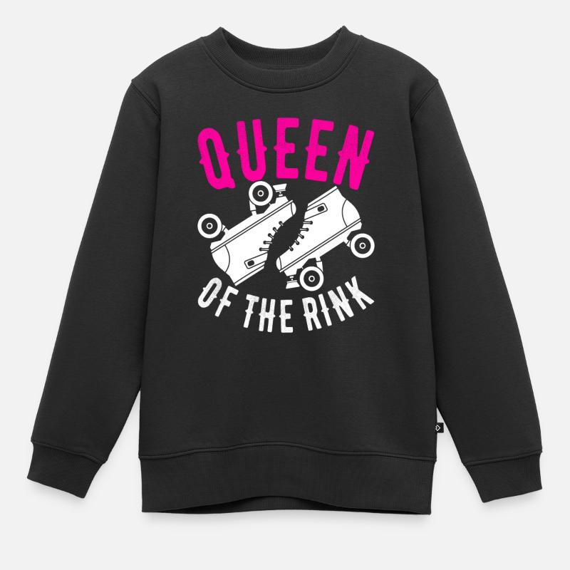 Roller derby - Sweat Premium enfant bio - noir