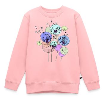 Löwenzahn - Kinder Premium Organic Sweatshirt - Rosa - Vorne - AI Model Kid Female (0cm)