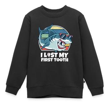 Zahn Zähne Zahnarzt Zahnmedizinische Angestellte - Kinder Premium Organic Sweatshirt - Schwarz - Vorne - AI Model Kid Female (0cm)