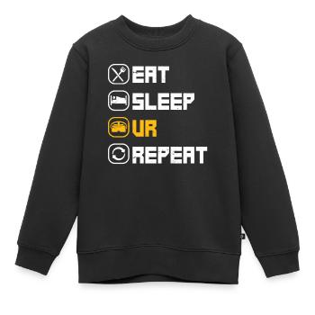 Virtual Reality VR Geschenk - Kinder Premium Organic Sweatshirt - Schwarz - Vorne - AI Model Kid Female (0cm)