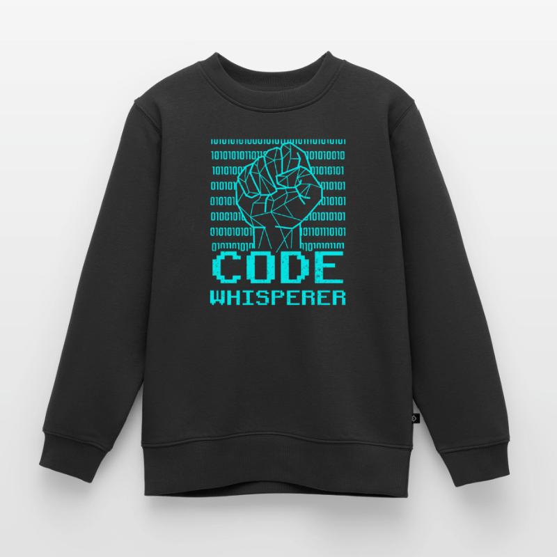 Code Flüsterer Coding Coder Programmierer Kinder Premium Organic Sweatshirt