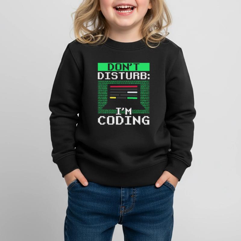 Ne vous embêtez pas: je programme Coding Coder Sweat Premium enfant bio