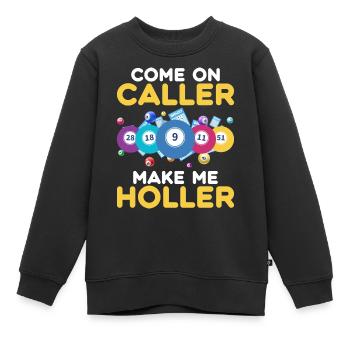 Bingo Bingo Spieler Altenheim Bingo Party - Kinder Premium Organic Sweatshirt - Schwarz - Vorne - AI Model Kid Female (0cm)