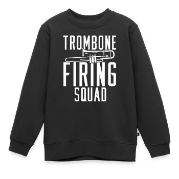 Spielmannszug Posaune Kader Blaskapelle Posaune - Kinder Premium Organic Sweatshirt - Schwarz - Vorne - AI Model Kid Female (0cm)