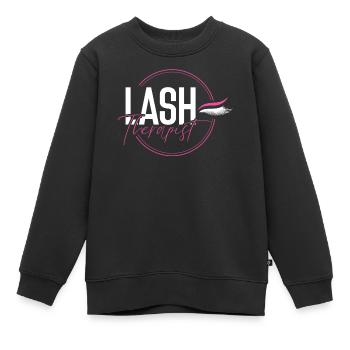 Esthéticienne Esthéticienne Soins de la Peau - Sweat Premium enfant bio - noir - Devant - AI Model Kid Female (0cm)