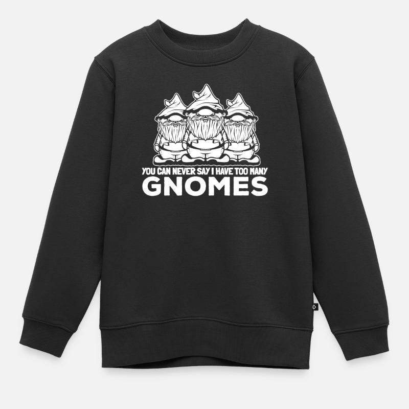 Cueilleurs de champignons Champignons Champignon Nain - Sweat Premium enfant bio - noir