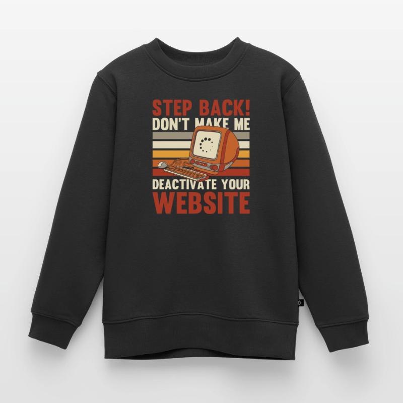 Web Entwickler Webdeveloper Witzig Kinder Premium Organic Sweatshirt
