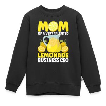 Limonade Limonadenstand - Kinder Premium Organic Sweatshirt - Schwarz - Vorne - AI Model Kid Female (0cm)