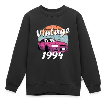1994 - Année de construction 1994 - Année de construction 1994 - Sweat Premium enfant bio - noir - Devant - AI Model Kid Female (0cm)