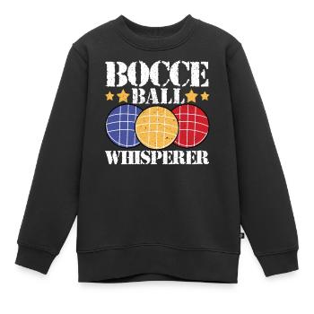 Joueur - Sweat Premium enfant bio - noir - Devant - AI Model Kid Female (0cm)
