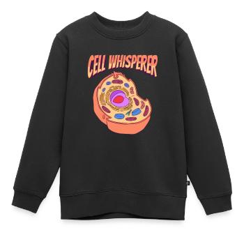 Biologie Biologe Humor Molekularbiologe - Kinder Premium Organic Sweatshirt - Schwarz - Vorne - AI Model Kid Female (0cm)