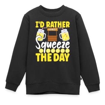 Limonade Limonadenstand - Kinder Premium Organic Sweatshirt - Schwarz - Vorne - AI Model Kid Female (0cm)