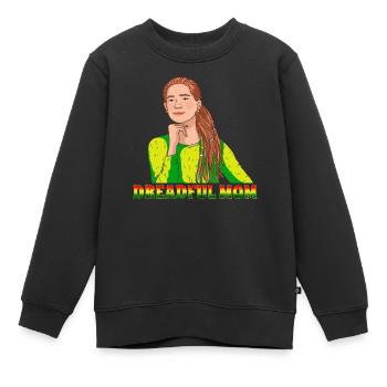 Rastafari Rastafarian Rasta - Sweat Premium enfant bio - noir - Devant - AI Model Kid Female (0cm)