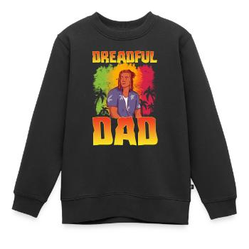 Rastafari Rastafarian Rasta - Sweat Premium enfant bio - noir - Devant - AI Model Kid Female (0cm)