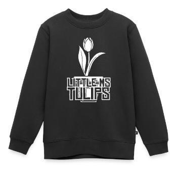 Tulipes Tulipes - Sweat Premium enfant bio - noir - Devant - AI Model Kid Female (0cm)