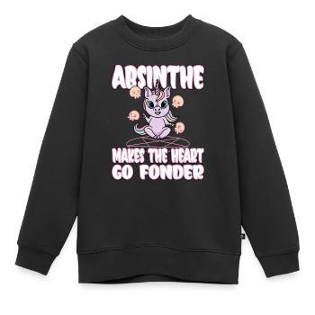 Satan Beelzebub Teufel Gothic Pentagram Mystisch - Kinder Premium Organic Sweatshirt - Schwarz - Vorne - AI Model Kid Female (0cm)