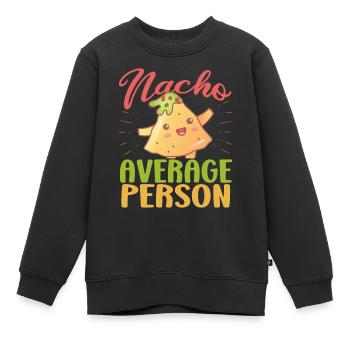 Nacho Salsa Dip Mexikanisch Mexiko Latino - Kinder Premium Organic Sweatshirt - Schwarz - Vorne - AI Model Kid Female (0cm)