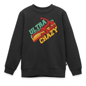 Ultramarathon Ultramarathonläufer Marathonläufer G - Kinder Premium Organic Sweatshirt - Schwarz - Vorne - AI Model Kid Female (0cm)