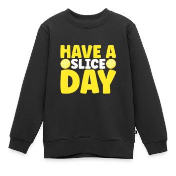 Limonade Limonadenstand - Kinder Premium Organic Sweatshirt - Schwarz - Vorne - AI Model Kid Female (0cm)
