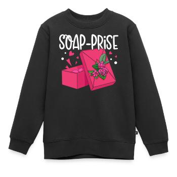 Seifenherstellung Seifenhersteller Soapologist - Kinder Premium Organic Sweatshirt - Schwarz - Vorne - AI Model Kid Female (0cm)