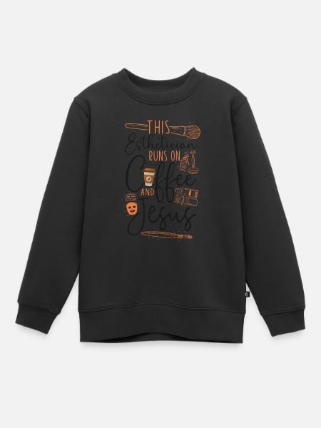Esthéticienne Esthéticienne Soins de la Peau - Sweat Premium enfant bio - noir