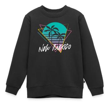 Nouveau-Mexique - Sweat Premium enfant bio - noir - Devant - AI Model Kid Female (0cm)