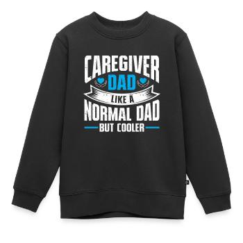 Infirmière soignante - Sweat Premium enfant bio - noir - Devant - AI Model Kid Female (0cm)