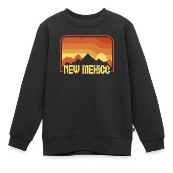 Nouveau-Mexique - Sweat Premium enfant bio - noir - Devant - AI Model Kid Female (0cm)