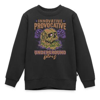 Underground Film, Independent Cinema, Horror - Kinder Premium Organic Sweatshirt - Schwarz - Vorne - AI Model Kid Female (0cm)