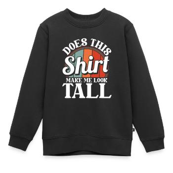 Schwarzer Humor - Kinder Premium Organic Sweatshirt - Schwarz - Vorne - AI Model Kid Female (0cm)
