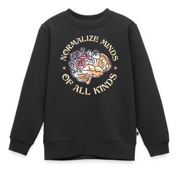 Esprits de toutes sortes Neurodiversité - Sweat Premium enfant bio - noir - Devant - AI Model Kid Female (0cm)