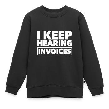 Buchhaltung - Wirtschaftsprüfer, Buchhalter - Kinder Premium Organic Sweatshirt - Schwarz - Vorne - AI Model Kid Female (0cm)
