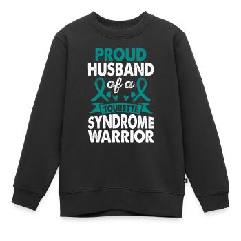 Ehemann Des - Kinder Premium Organic Sweatshirt - Schwarz - Vorne - AI Model Kid Female (0cm)