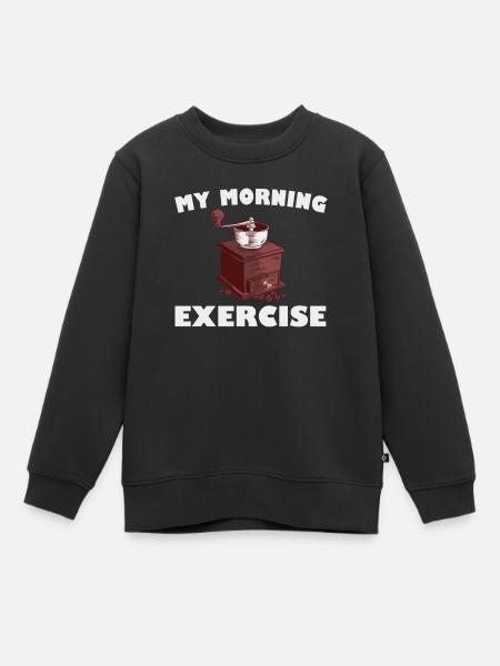 Mouture de café Mouture de café - Sweat Premium enfant bio - noir
