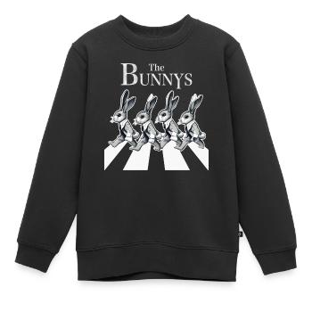 Bunnys - Kinder Premium Organic Sweatshirt - Schwarz - Vorne - AI Model Kid Female (0cm)