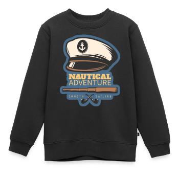 Wassersport - Kinder Premium Organic Sweatshirt - Schwarz - Vorne - AI Model Kid Female (0cm)