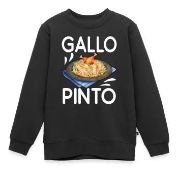 Gallo Pinto Costa Rica Amérique latine - Sweat Premium enfant bio - noir - Devant - AI Model Kid Female (0cm)