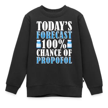 Anesthésiste Anesthésiologie - Sweat Premium enfant bio - noir - Devant - AI Model Kid Female (0cm)