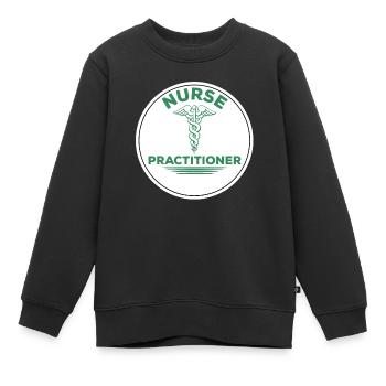 Infirmière en pratique avancée - Sweat Premium enfant bio - noir - Devant - AI Model Kid Female (0cm)