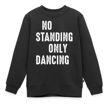 Danse Musique de danse - Sweat Premium enfant bio - noir - Devant - AI Model Kid Female (0cm)