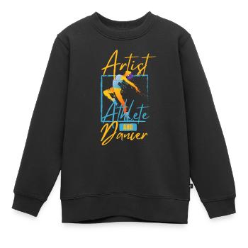 Balletttänzer | Ballettlehrer | Ballerina - Kinder Premium Organic Sweatshirt - Schwarz - Vorne - AI Model Kid Female (0cm)